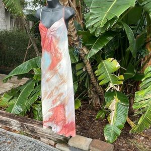 Donna Karan satin slip dress